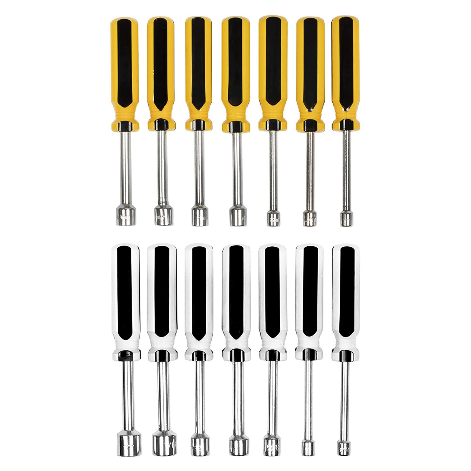 EZ Travel Collection 5.5 Inch Chrome Plated SAE Sizes 3/16 to 1/2 Inch and