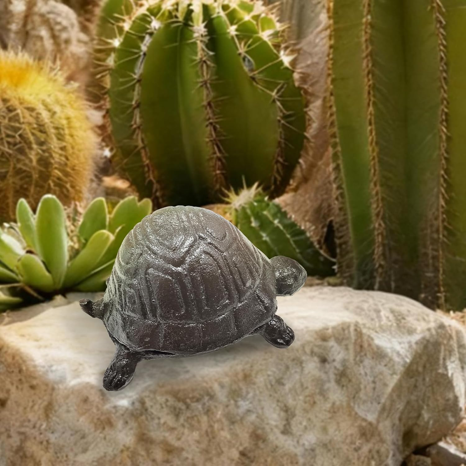 Cast Iron Turtle Key Hider, Hide a Key outside Turtle Statues Key | Box, Spare