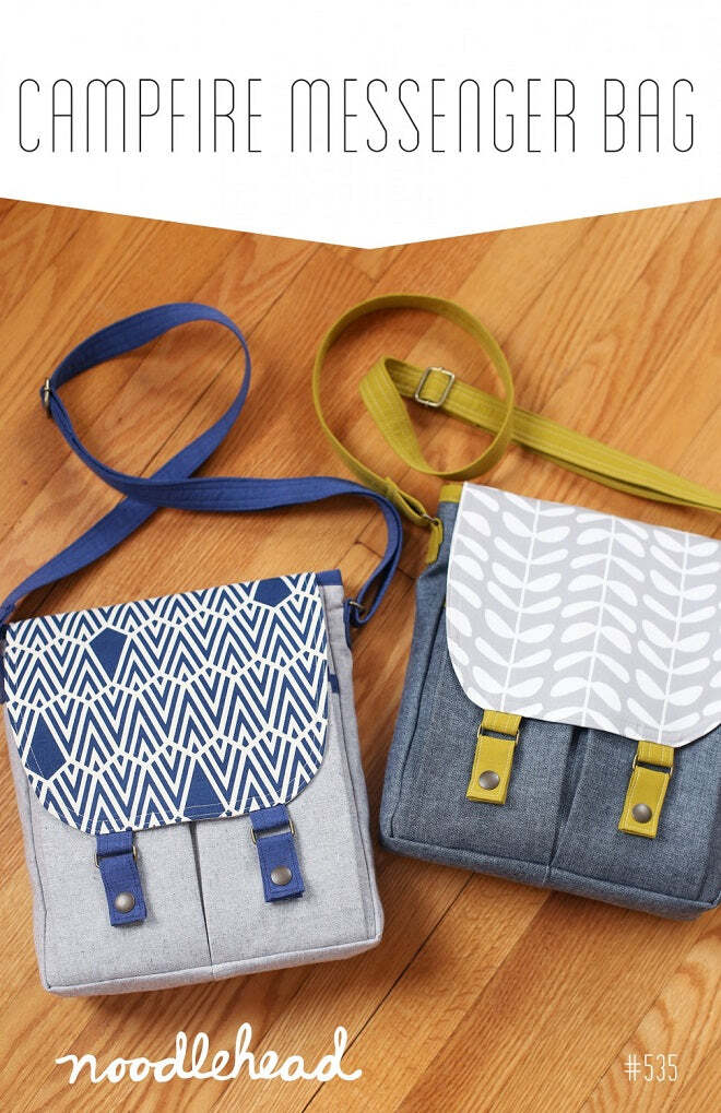 Campfire Messenger Bag Pattern by Noodlehead