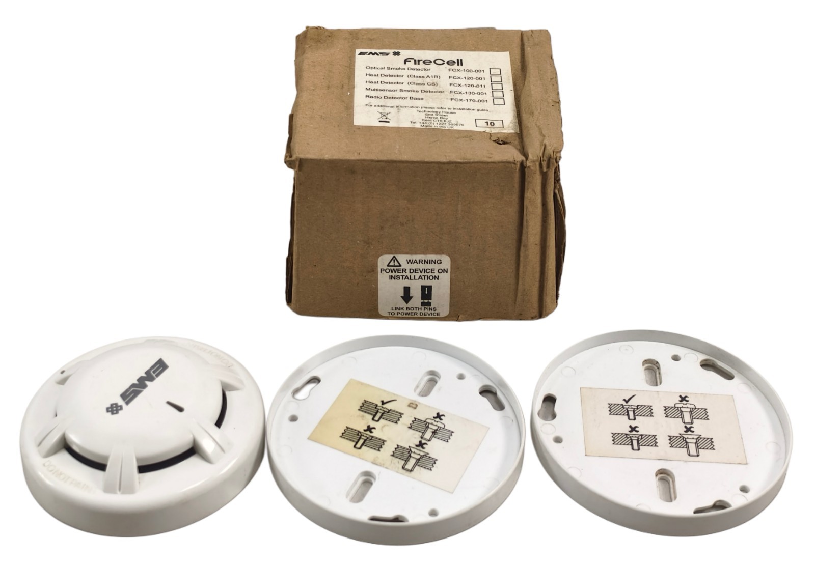 EMS FCX-177-001 Optical Smoke Detector Fire Cell