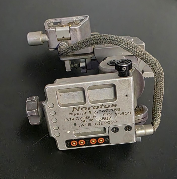 USGI Norotos ENVG Night Vision Helmet Mount MFR 13567, S/N 15639