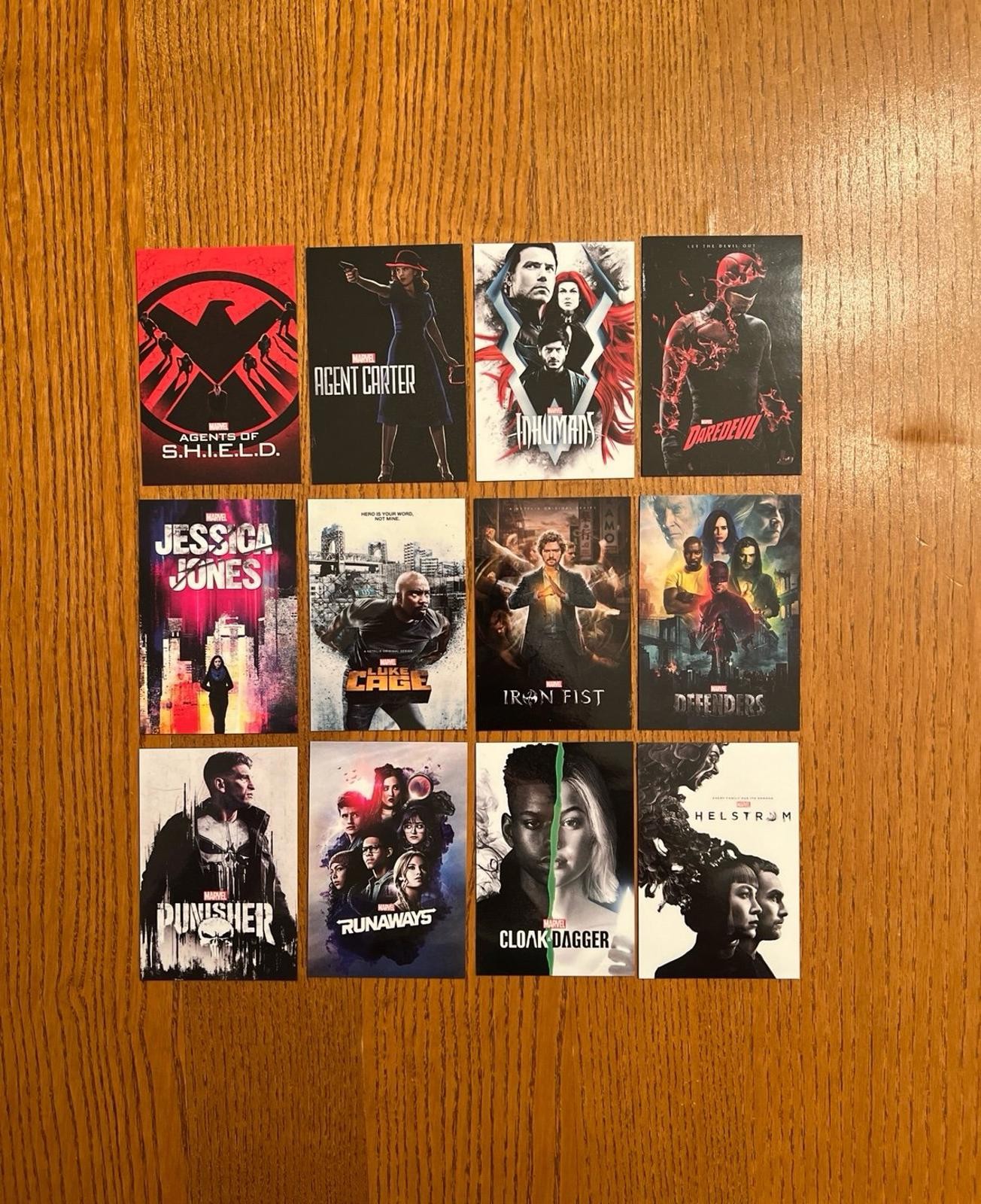 Marvel TV phases 1 -3 FRIDGE MAGNETS
