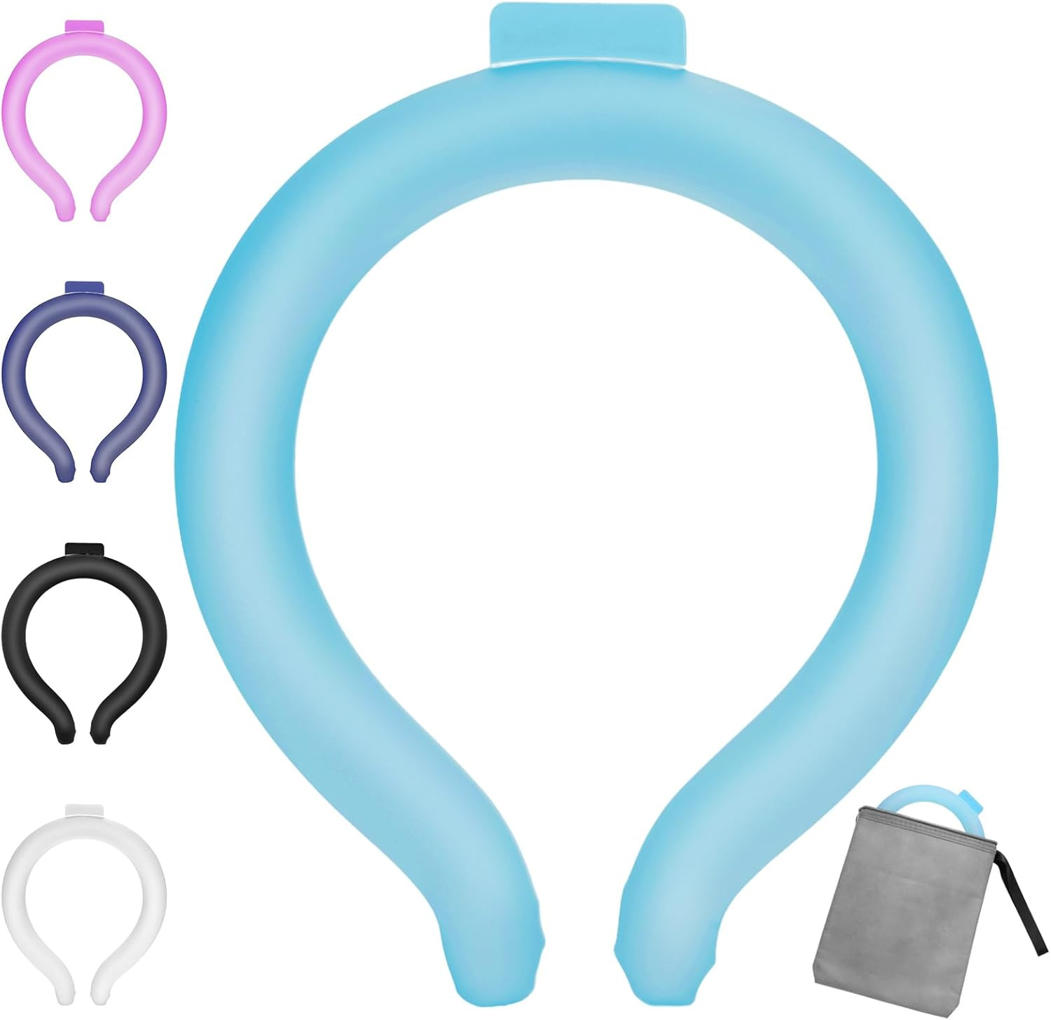 Neck Cooling Tube - Reusable Ice Neck Cooler, Wearable Cooling Neck Wrap for Per