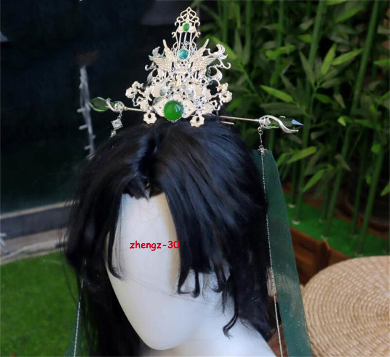 The Scum Villain Self Saving System Shen Qingqiu Cosplay Hair Crown Tiara Hanfu