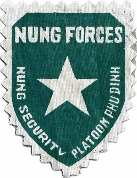 WARTIME NUNG SECURITY PLATOON PHU DINH PATCH (1203)