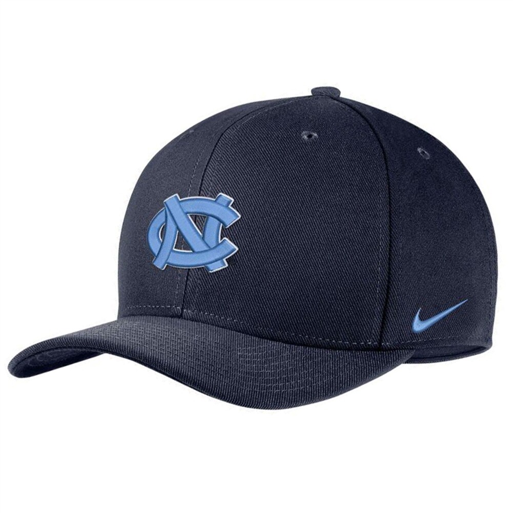 Nike North Carolina Tar Heels Dri-FIT C99 Swoosh Flex Hat - Navy
