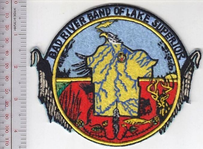 Tribal Seal Wisconsin Chippewa Indians Bad River Band of Lake Superior NO TARIFF