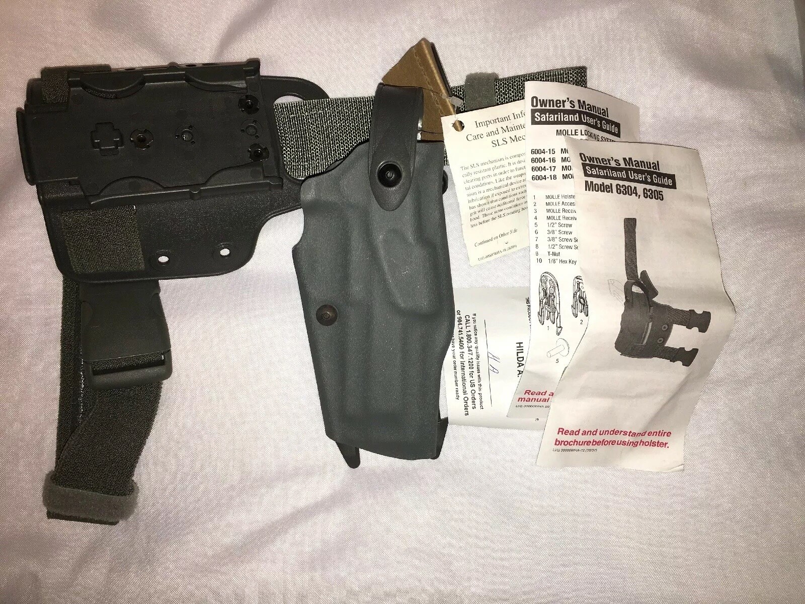 Safariland 6304 ALS®/SLS Tactical Holster Drop-Rig Tactical Holster *** STX