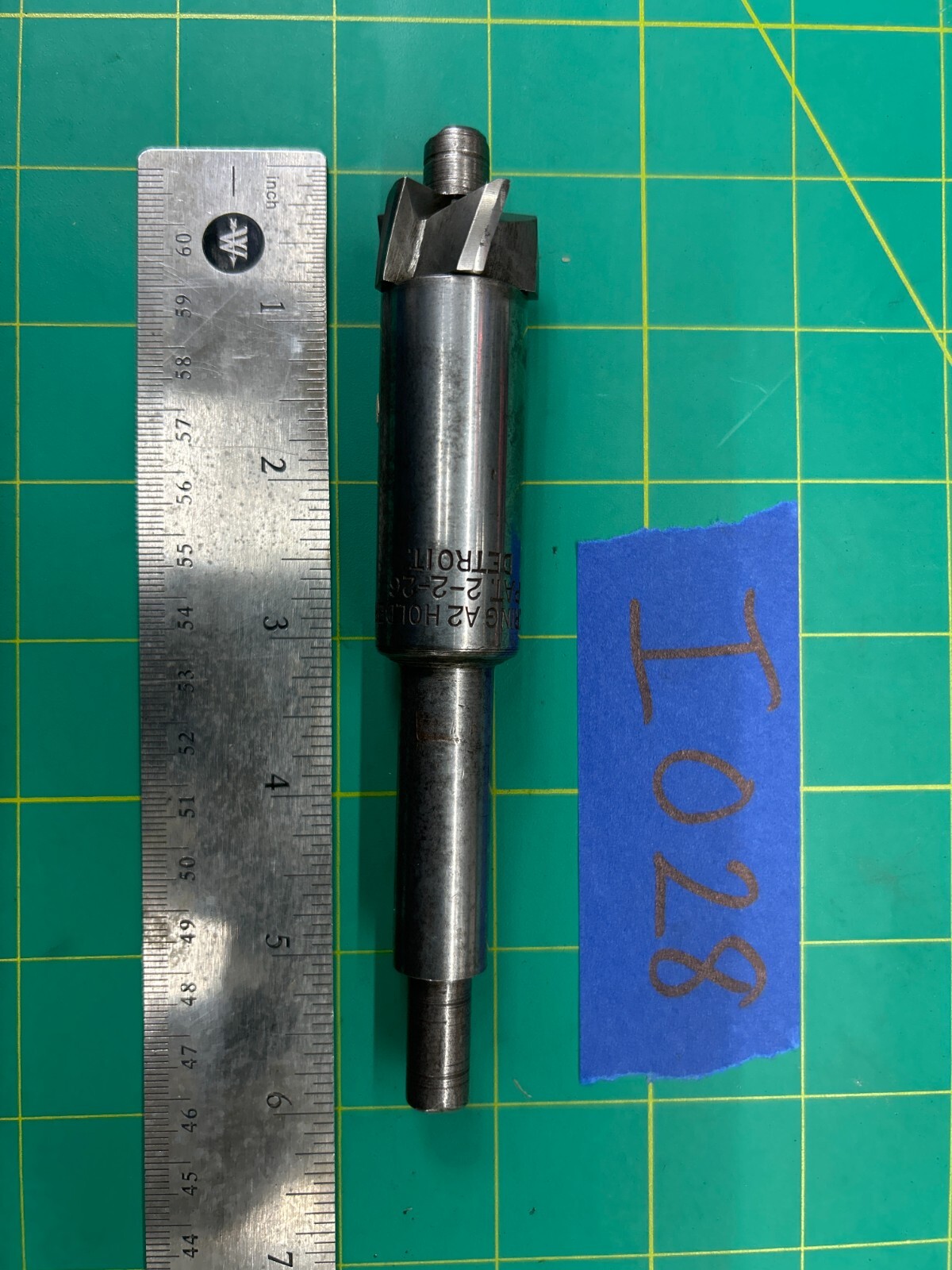 Vintage 6” Long Gairing A2 Holder Pat. 2-2-26 Detroit, Machine Hub tool, U.S.A