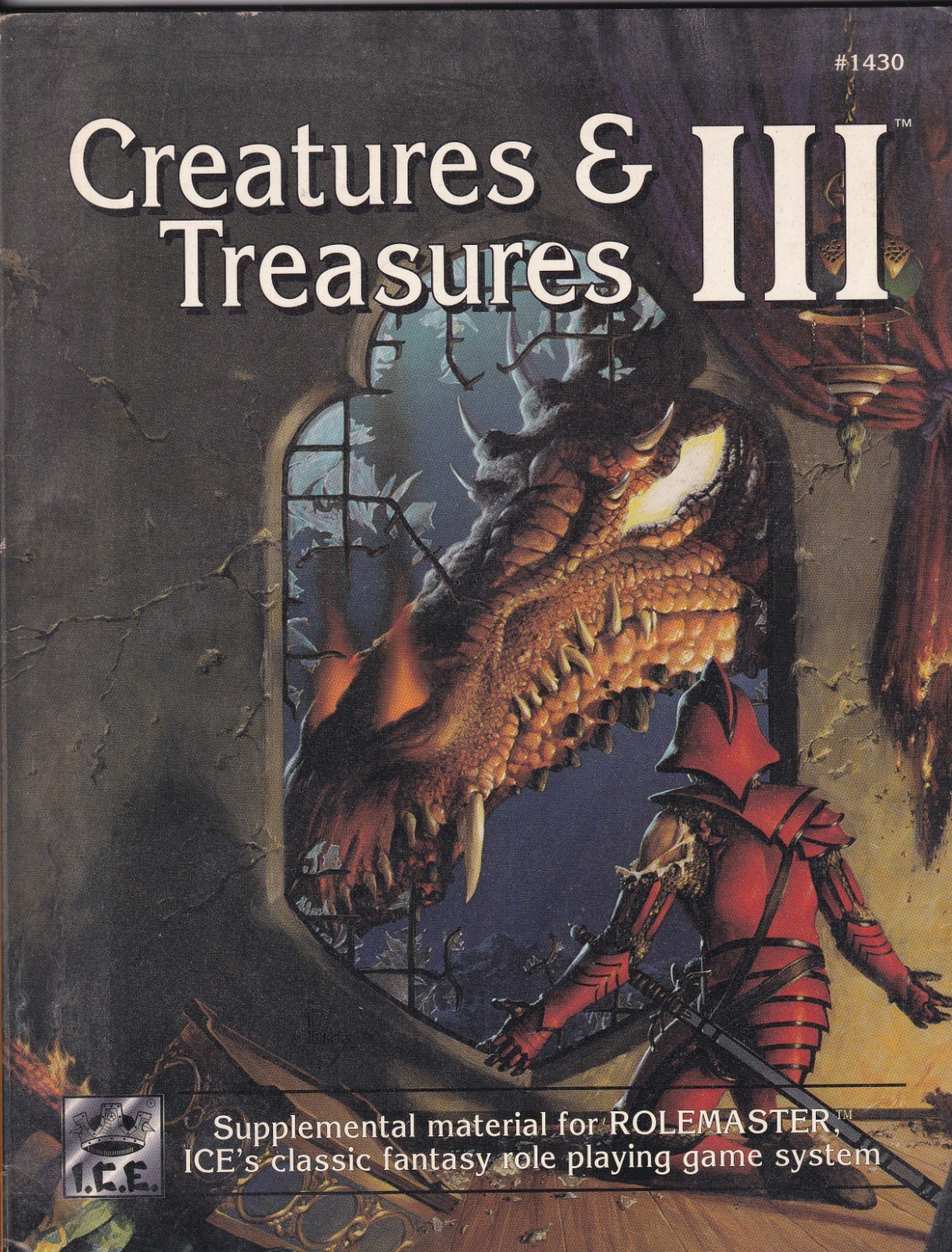 CREATURES & TREASURES III Rolemaster #1430 1st Edition. 1st Printing. 1994.