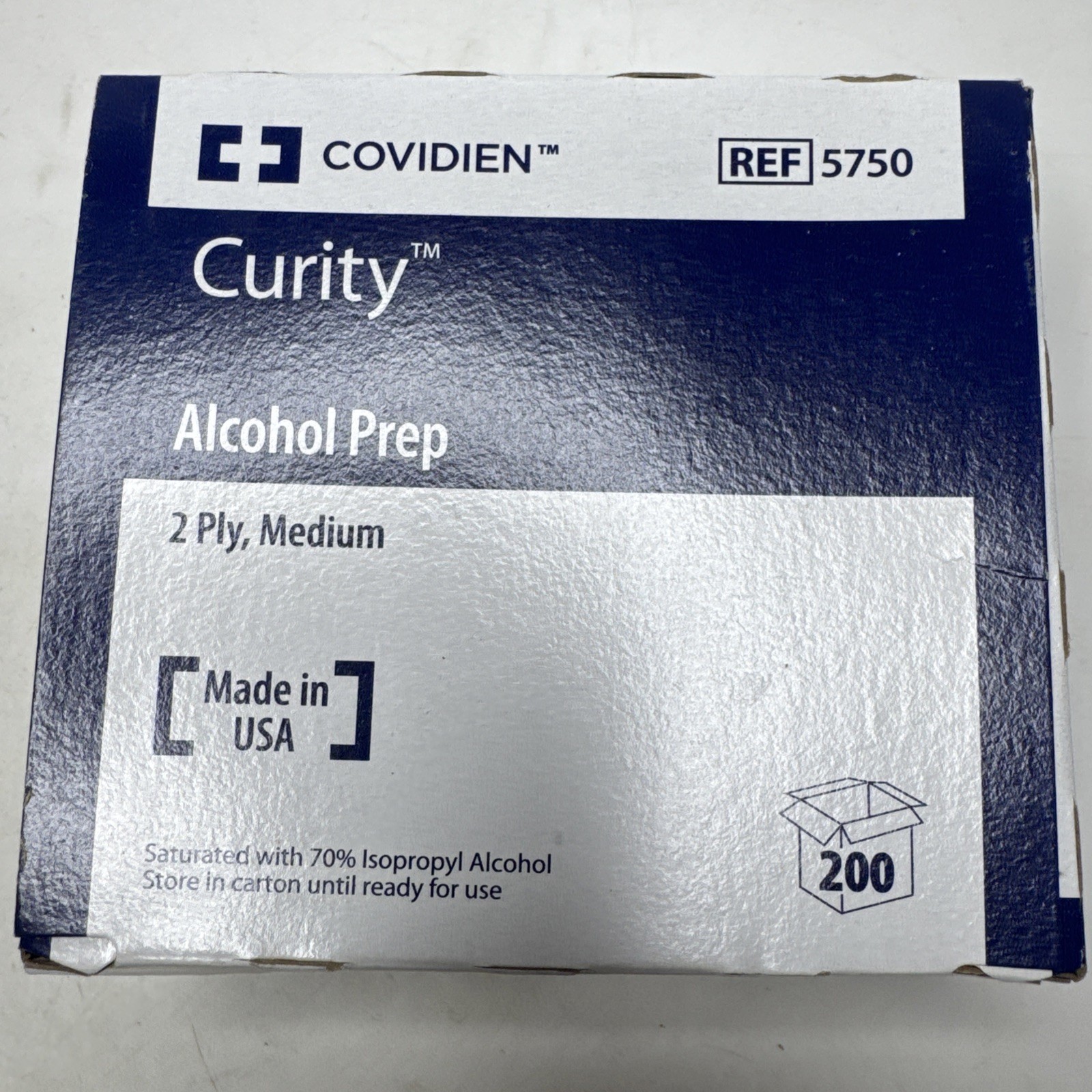Webcol Alcohol Wipes 2Ply Medium 200 Count Lot 2