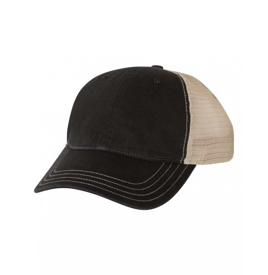 Garment-Washed Trucker Cap - 111
