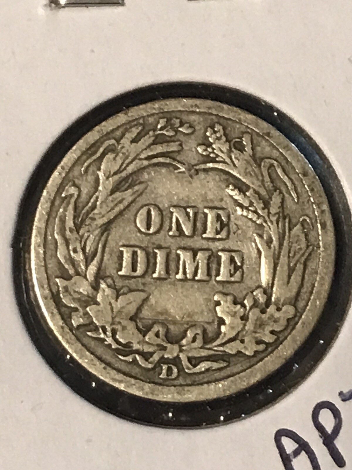 1911-D Barber Dime Nice Grade Item AP75