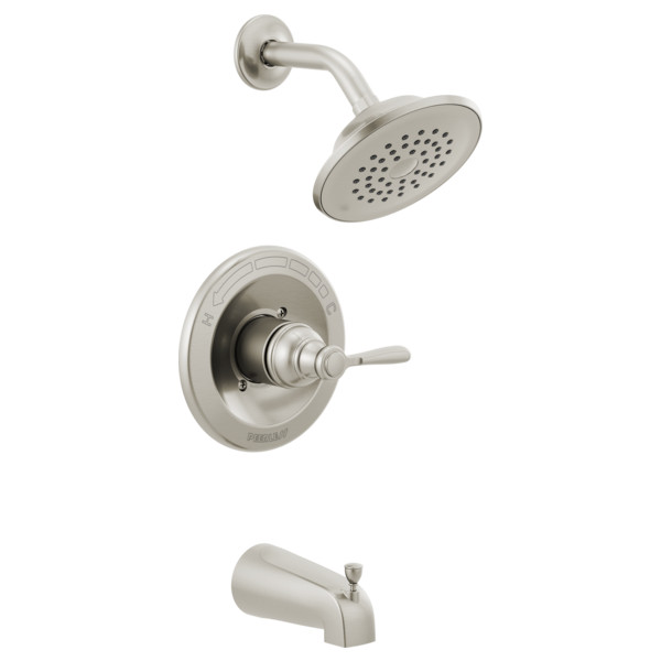 Peerless Elmhurst Tub Shower Trim Kit Brushed Nickel-Certified Refurbished