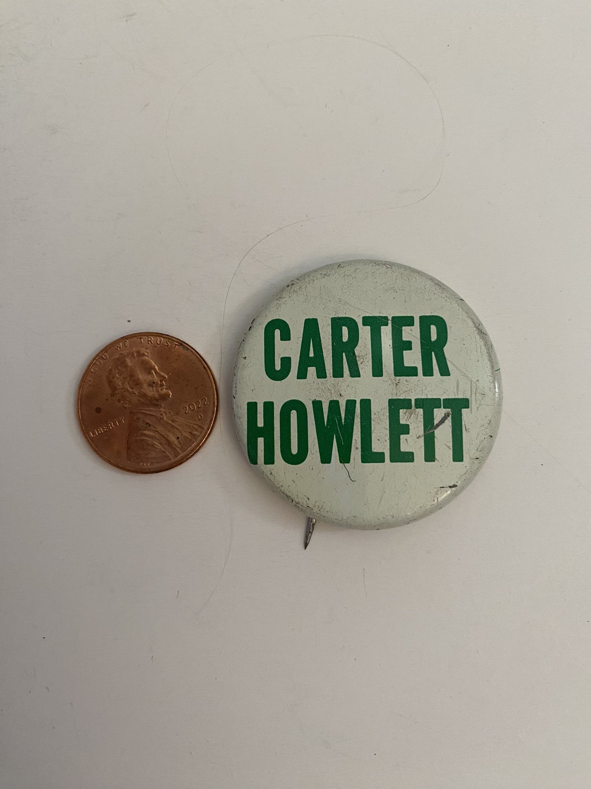 Carter Howlett Pin Back Button P40