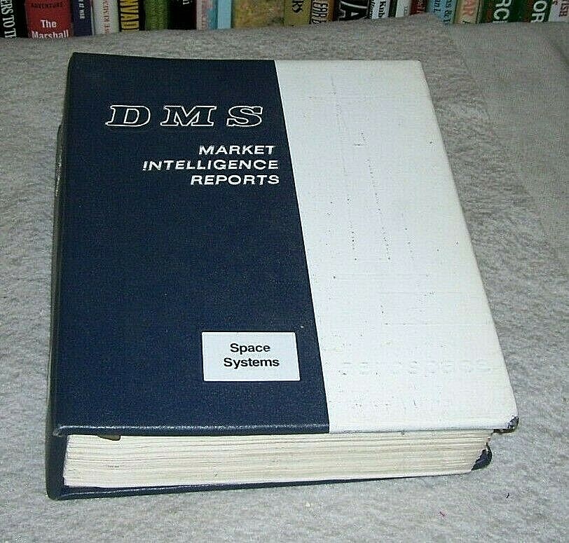 SPACE SYSTEMS DMS MARKET INTELLIGENCE REPORTS 1987 SPACE SHUTTLE SATELLITES  etc