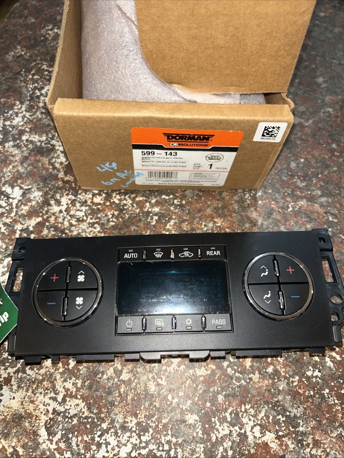 dorman oe solutions-climate Control Fits Select 2007-2009 Chevy Suburb, Gmc Yuko