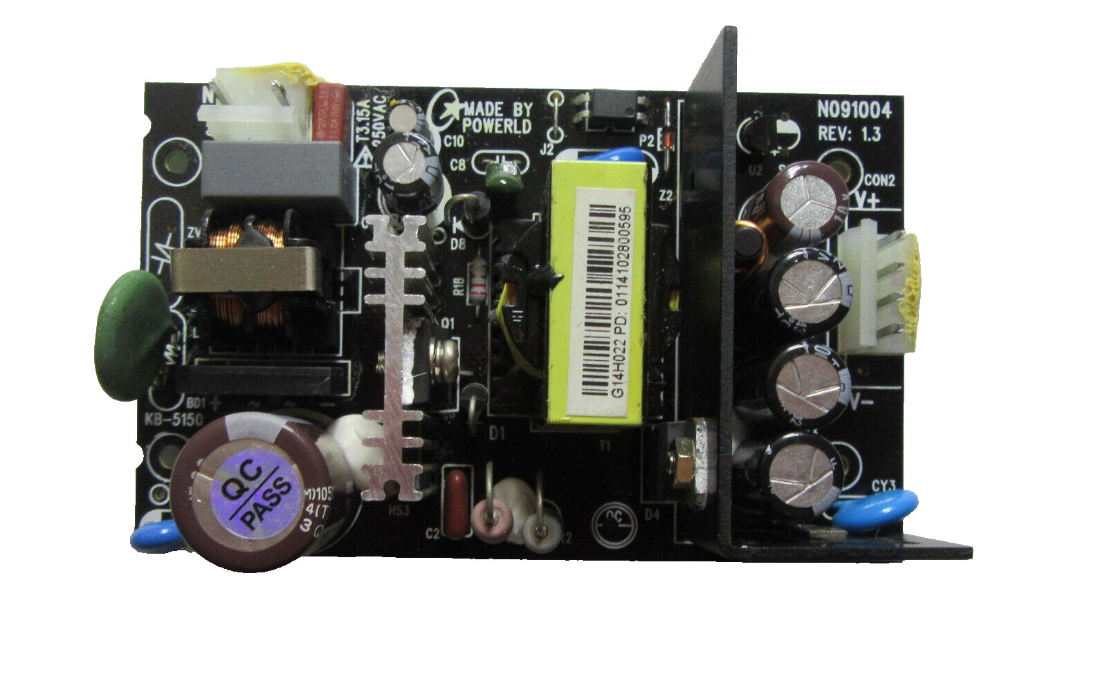 Genuine PowerLD KHD-09025 5.0V / 6.2А Open Frame Power Supply N091004 Rev: 1.3