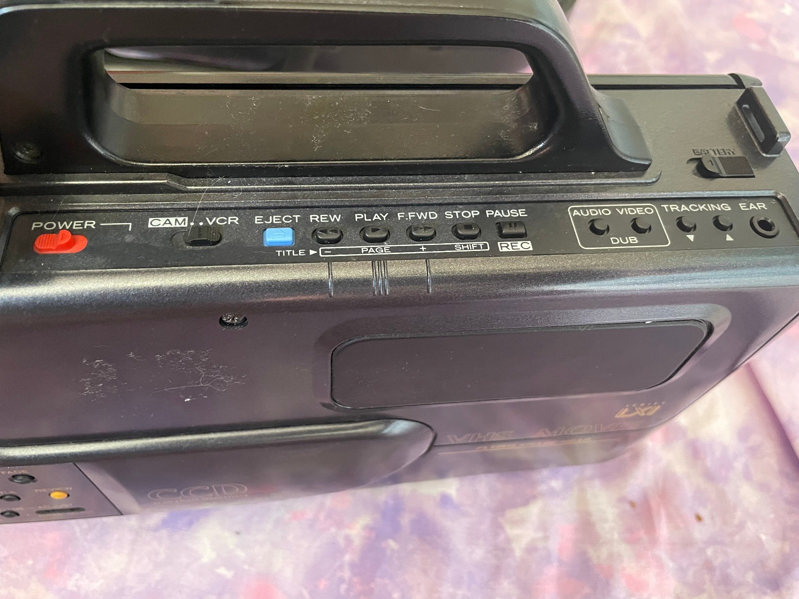 Sears Roebuck VHS Video Camera Recorder Model 934.53795190 W/ Case NOT TESTED!!