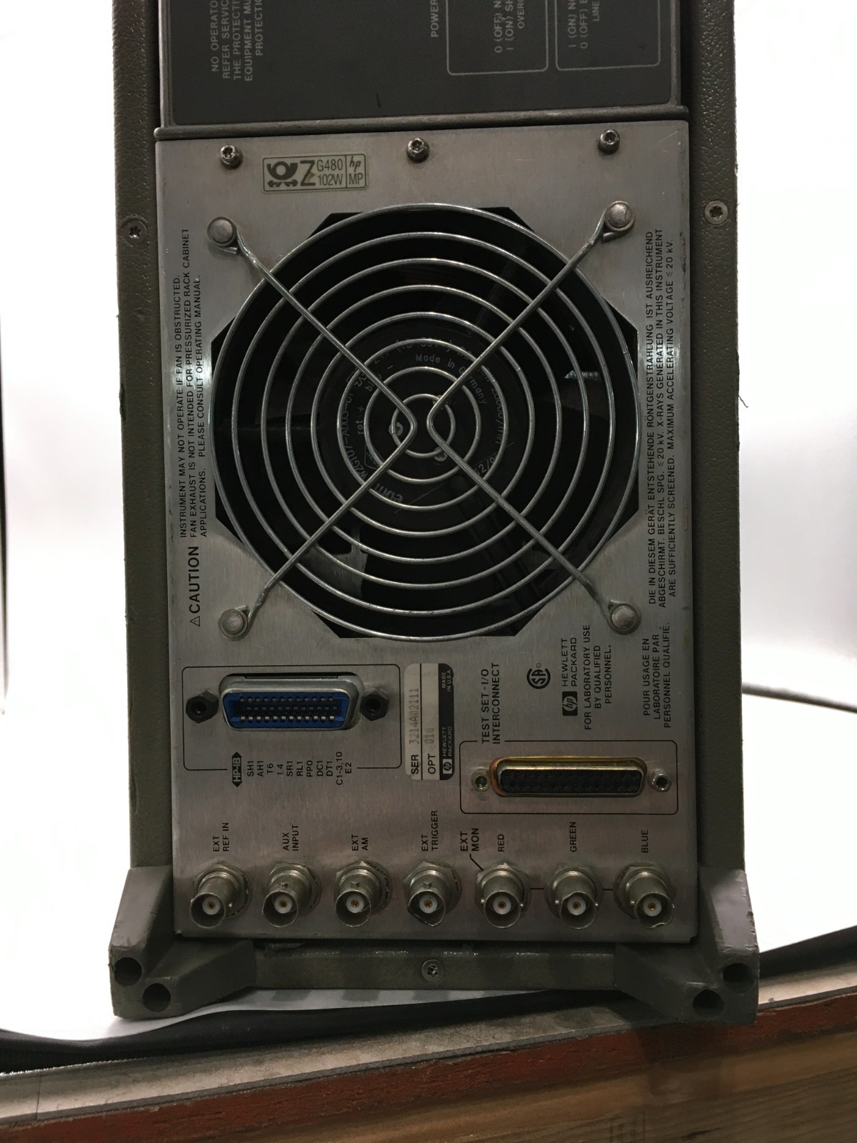 HP 8753C 3GHz RF Network Analyzer (OPT 002, 006, 010) Tests OK, NO S-Param Set