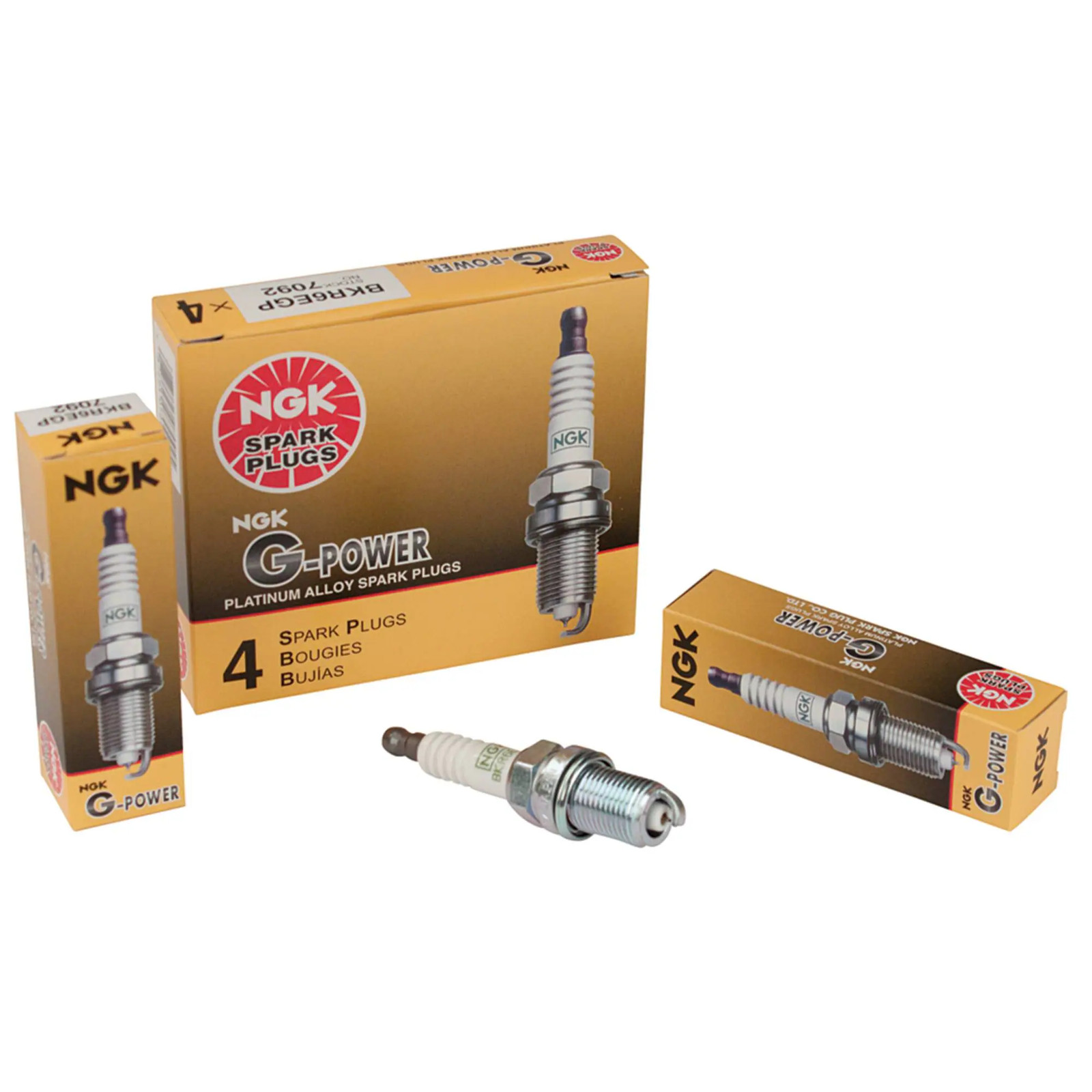 Spark Plug Ngk 7092/Bkr6egp 130-808-4