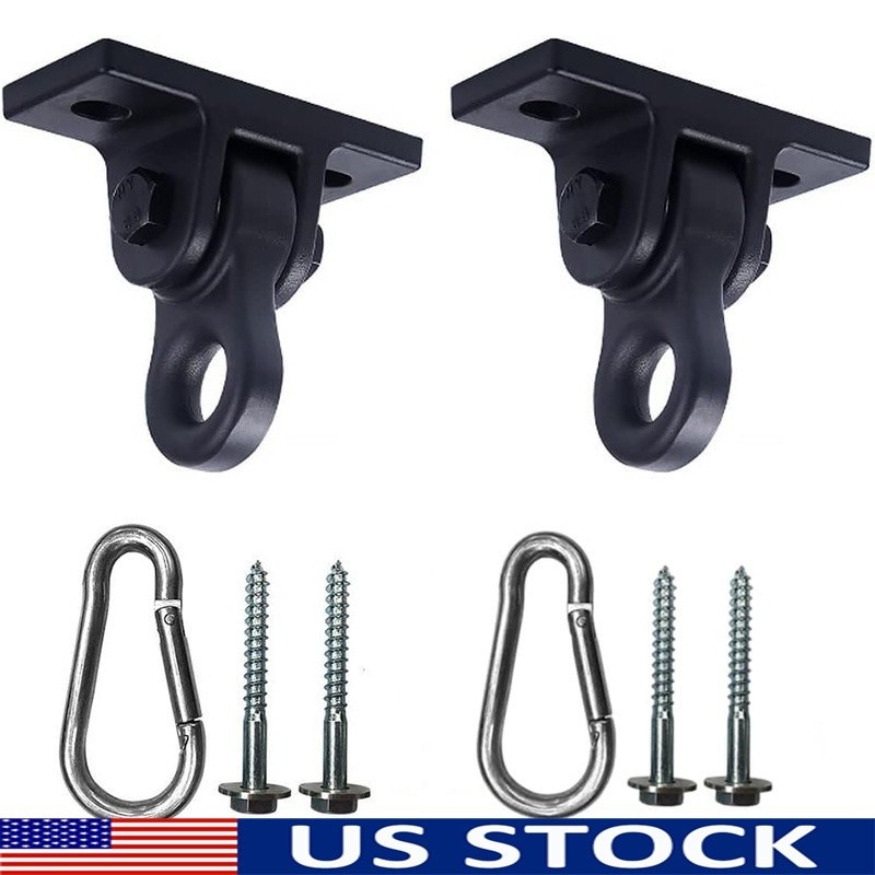 Aluminum Swing Hangers Smooth Bearings Easy Install Swings Yoga Boxing 2 Packs