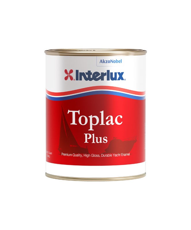 Interlux YLK000 Snow White Toplac Plus Topside Paint Quart