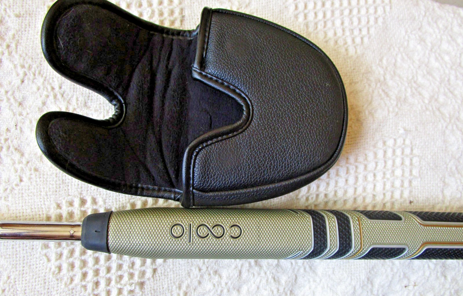 COOLO Low Torque Mallet Golf Putter, 38 inches long , putter cover