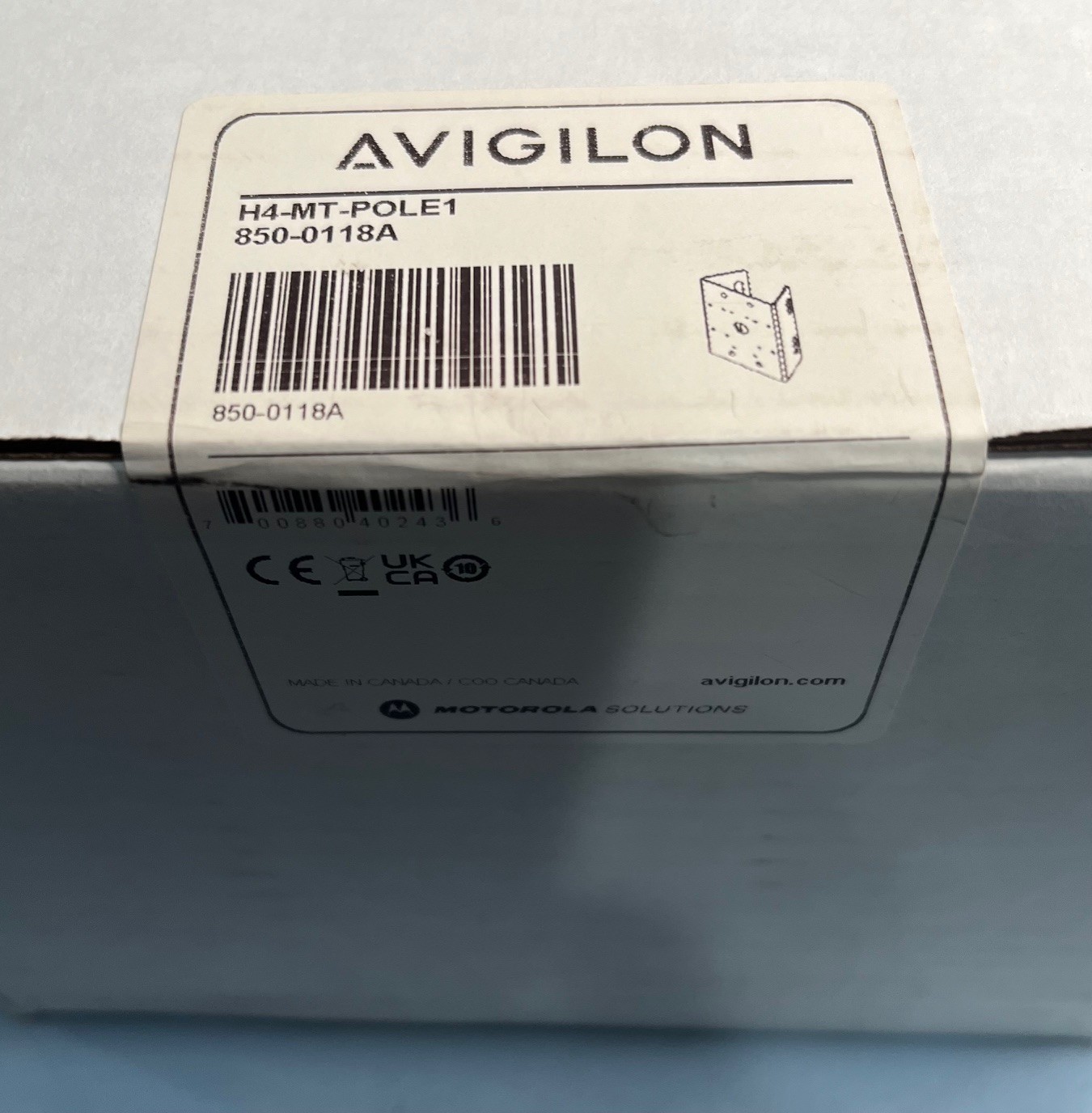 NEW Avigilon Camera Security System Mount Bracket Adapter H4-MT-POLE1 850-0118A