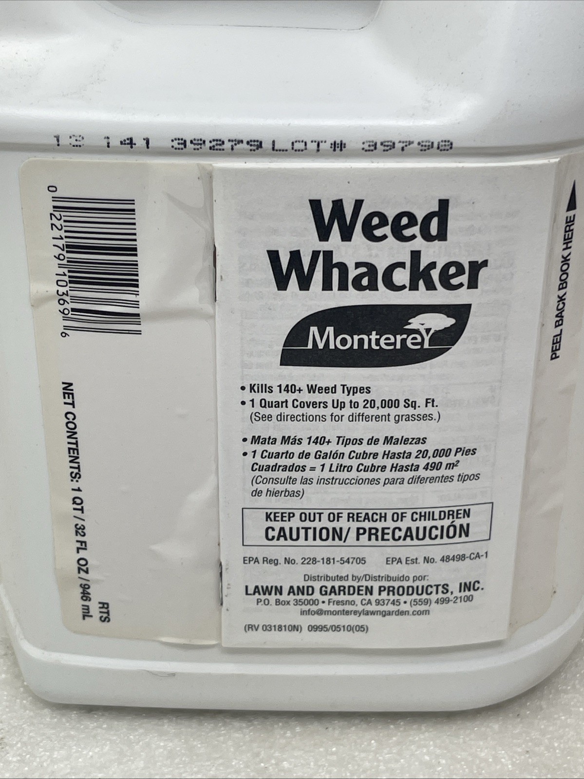 Monterey Weed Whacker Selective Broadleaf Weed Control Concentrate, 1 Qt (32 Oz)