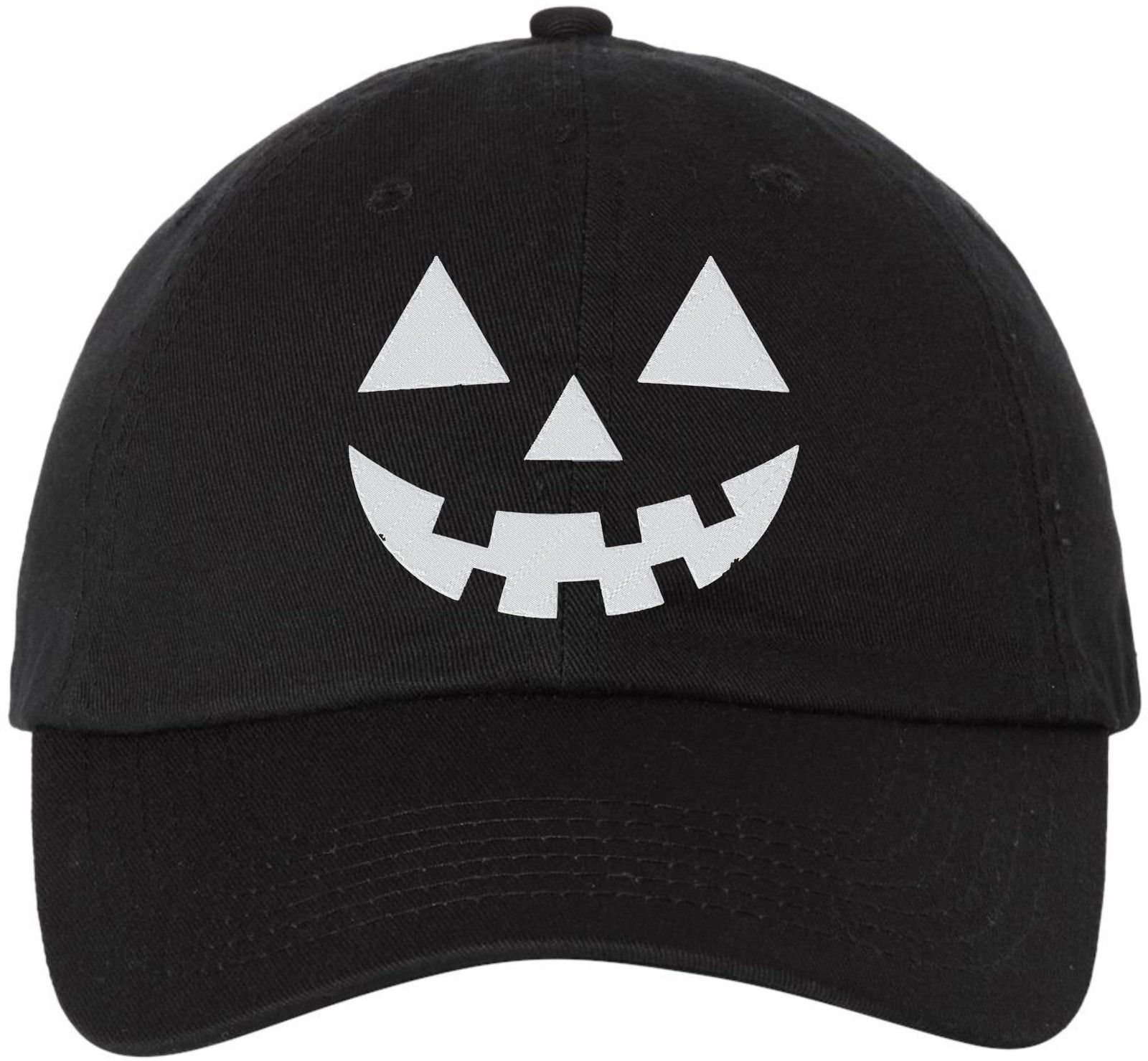 Halloween Hat Pumpkin Hat Jack O Lantern Embroidered Baseball Cap Dad Hat