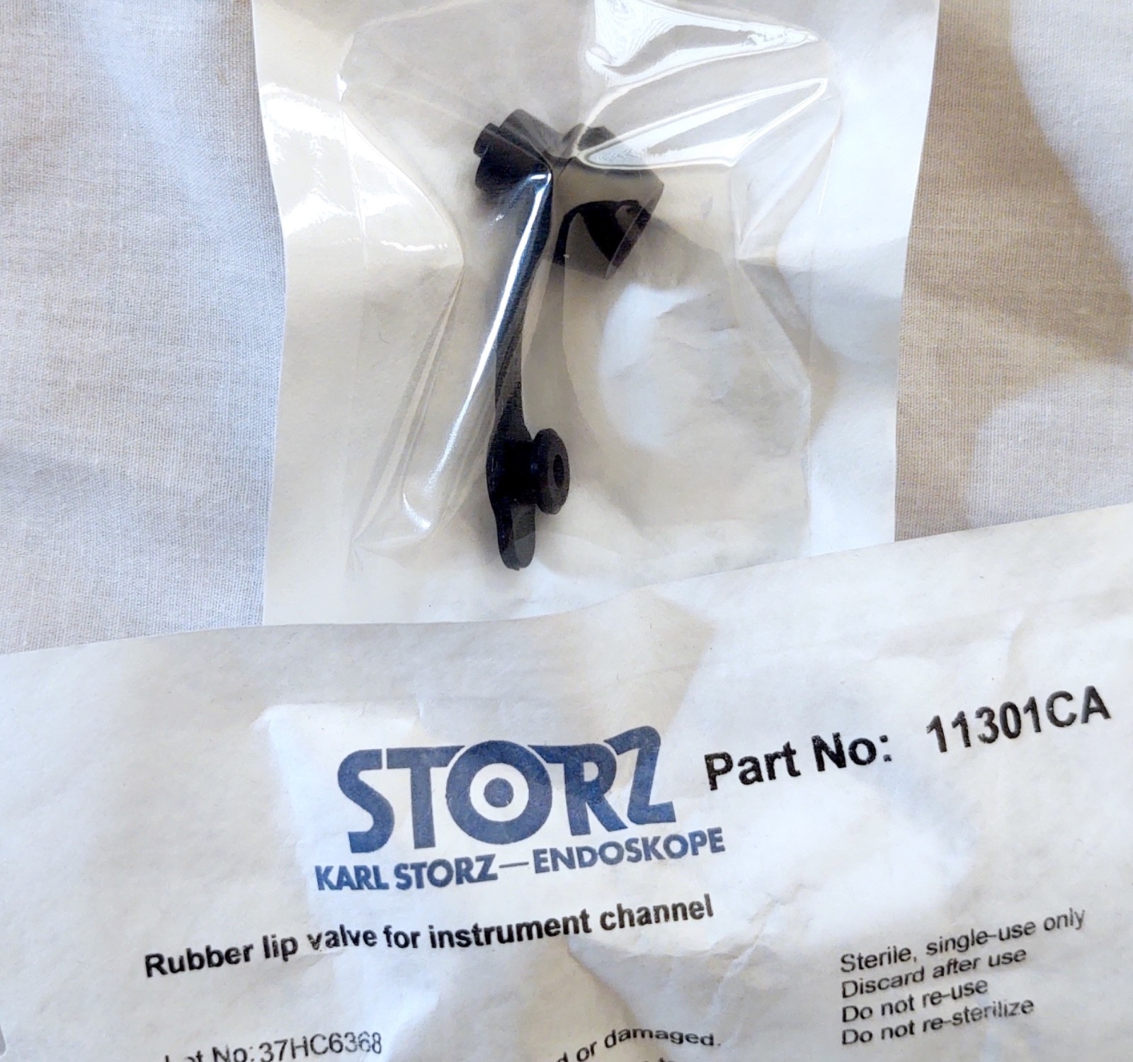 Storz 11301CA Rubber Lip Valve for Instrument Channel