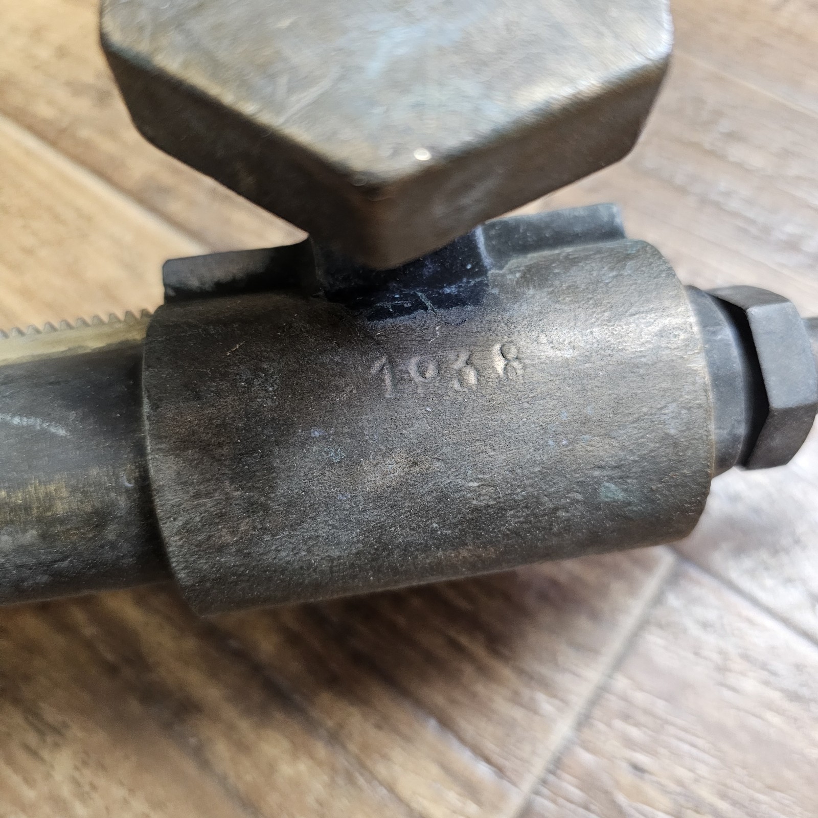 Vintage Oxyacetylene Machine Torch Track Fabrication 1938 Tools Brass Welding