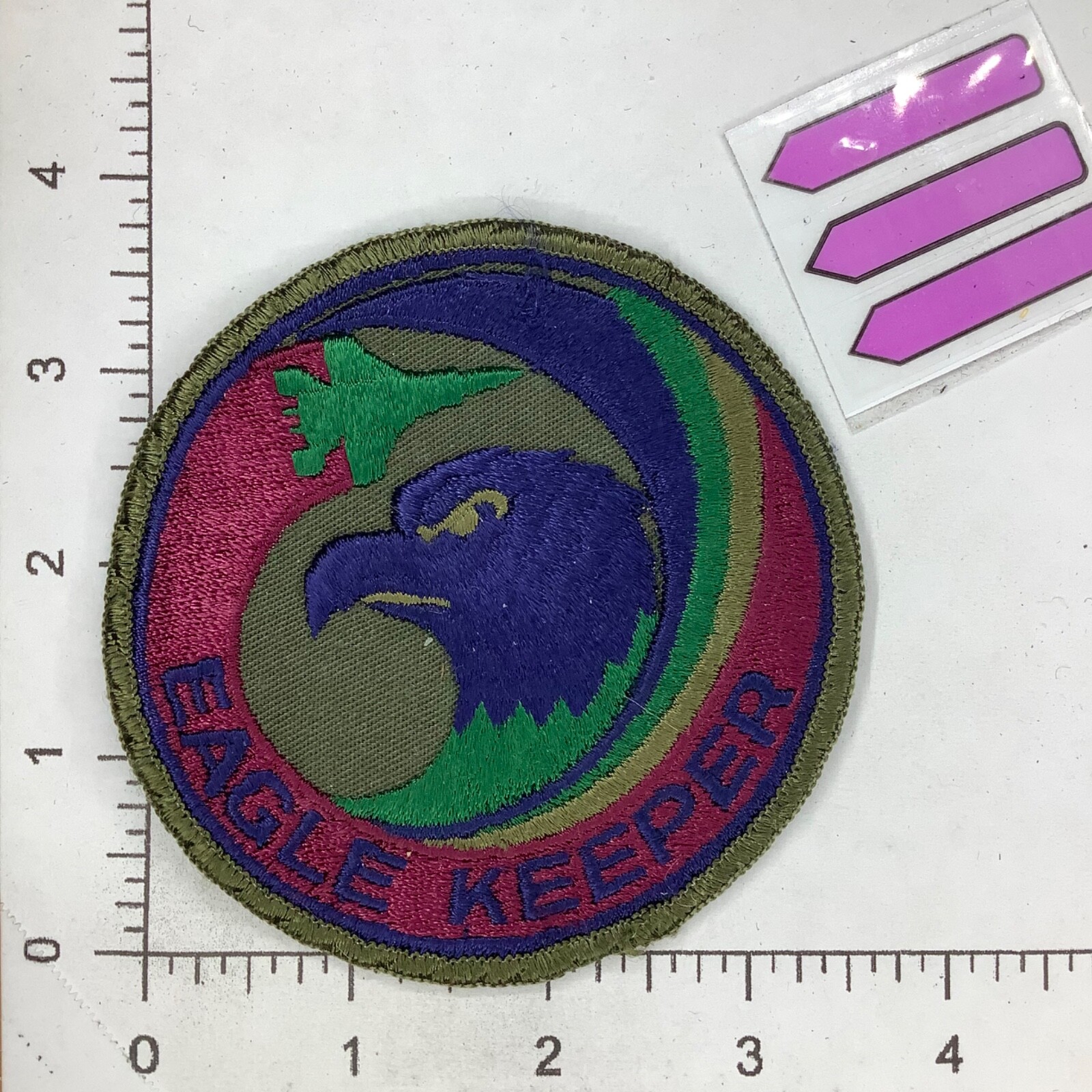 VINTAGE USAF EAGLE KEEPER SQUADRON PATCH