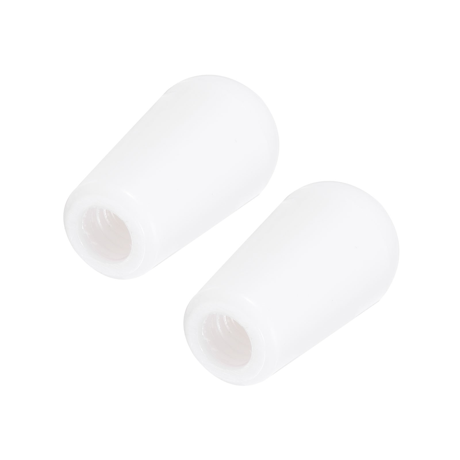 2Pcs Guitar 3 Way Pickup Switch Tip M4 for LP Electric Guitar, White