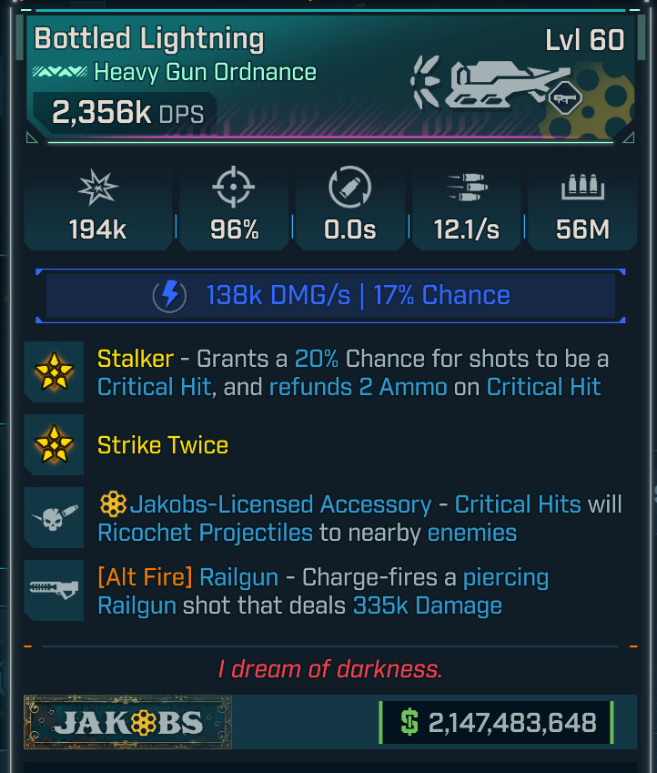 Borderlands 4 • MODDED Pistol • PS Bottled Lightning 2.3M Lvl 60 • PS PC XBOX