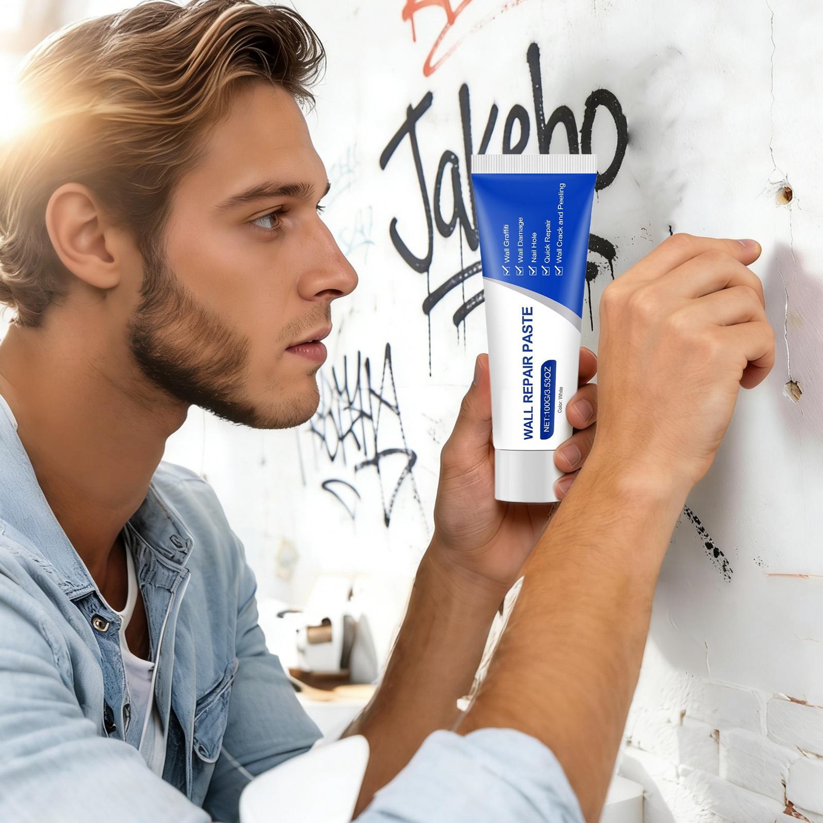 Drywall Repair Kit Easy Solution Putty Paste Wall Hole Repair Kit For Ceiling
