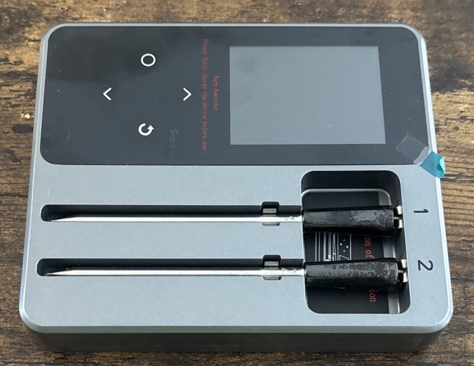 Smart Wireless BT Meat Thermometer 2 Probes 6 Sensors Instant Read App Control