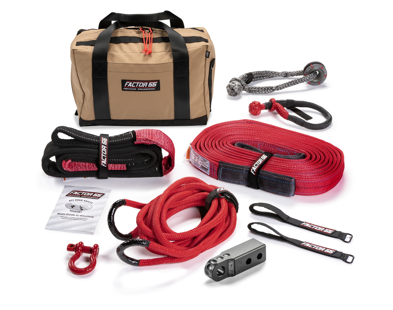 Factor-55 00494-04 Hemingway Winch Accessory Kit Black Hitchlink