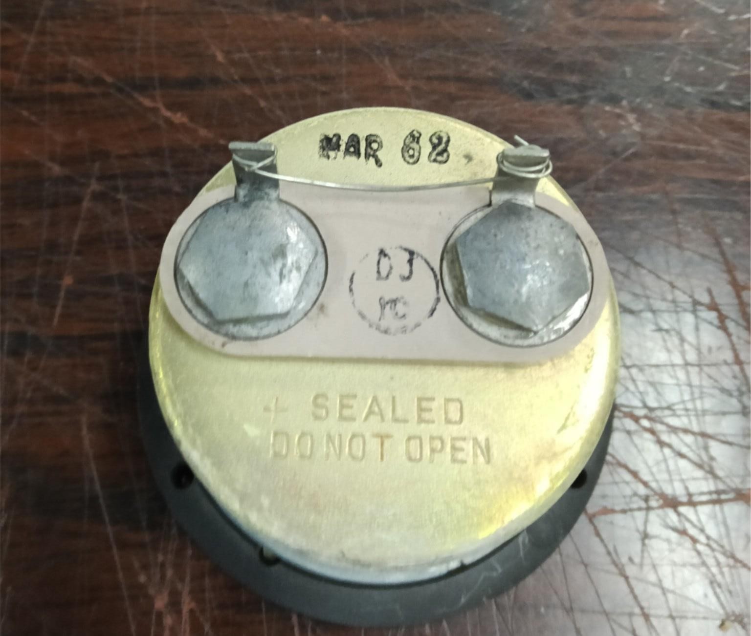Vintage Marion 0-100 DC Microamperes Panel Meter Model 2200 Ruggedized