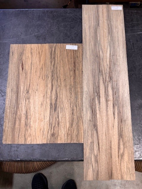 Black Limba Acoustic Guitar Back & Side Sets .1" x16.75"x22"/.1"x5"x40"