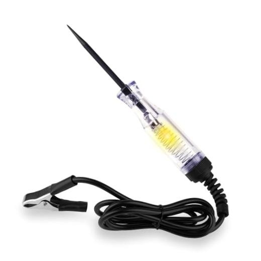Test Light Automotive, 6-24V DC Voltage Tester, Circuit Tester with Alligator