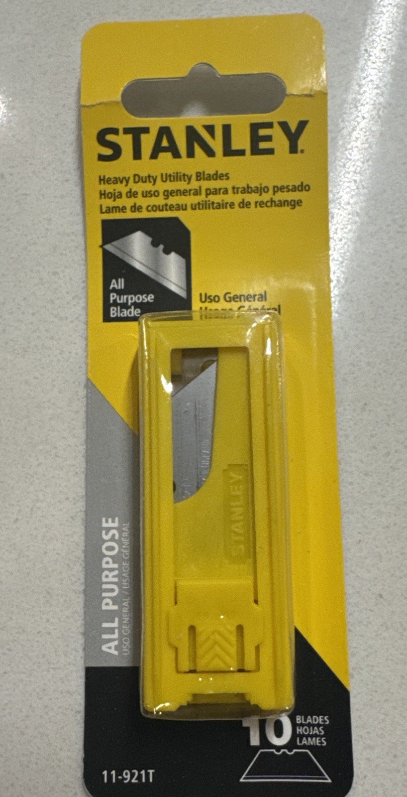 Stanley 11-921T All Purpose Heavy Duty Utility Blades, 10 Piece