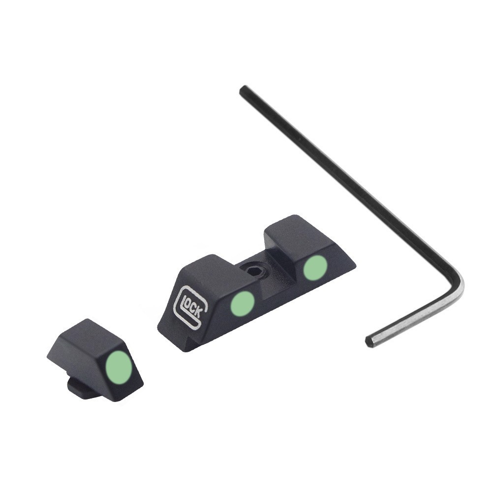 HuntingUpgraded Glow Night Sights For Gloc 17,19,22,23,26,27,33,34,35,37,38,39