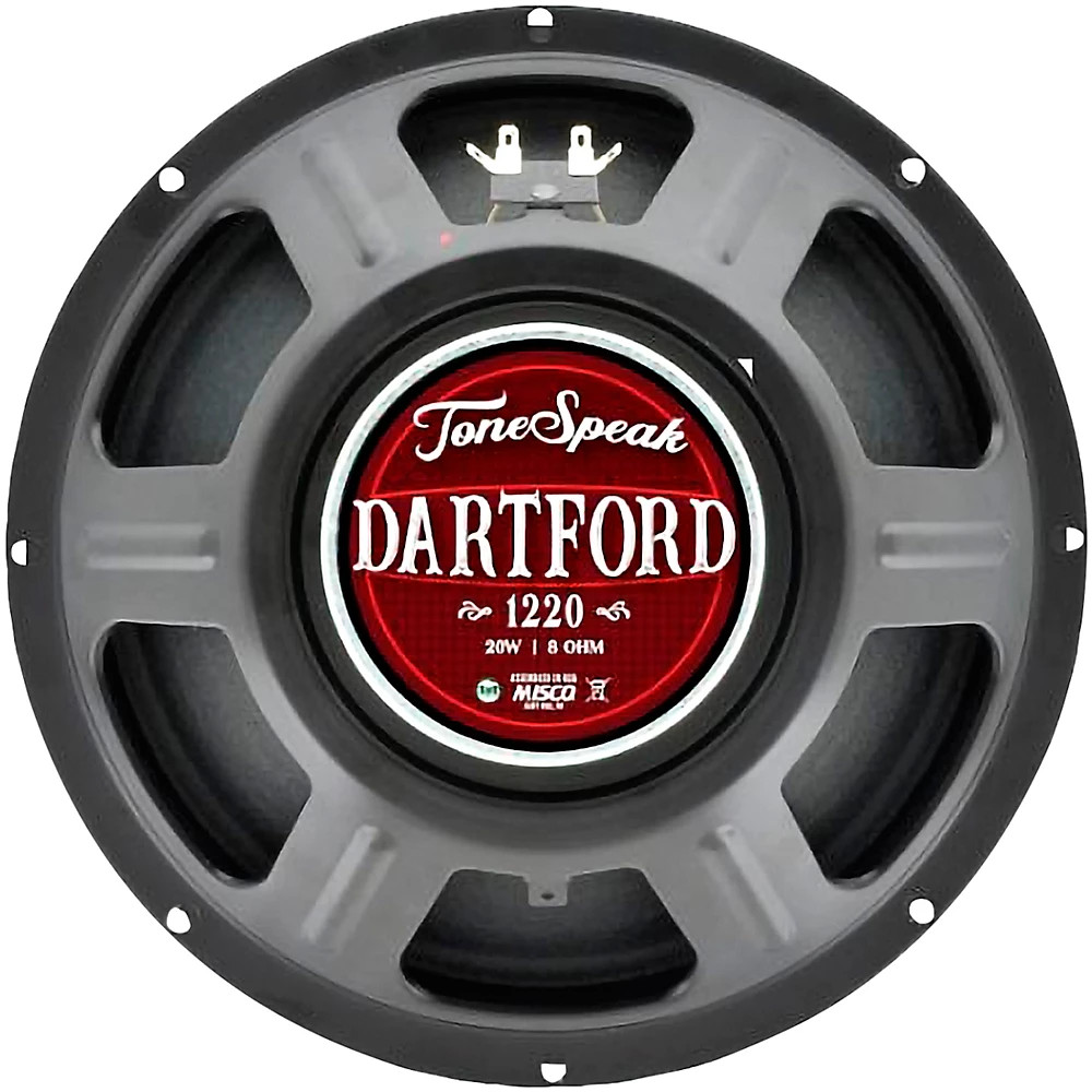 ToneSpeak Dartford 1220 12" 20W Alnico Guitar Speaker 8 Ohm
