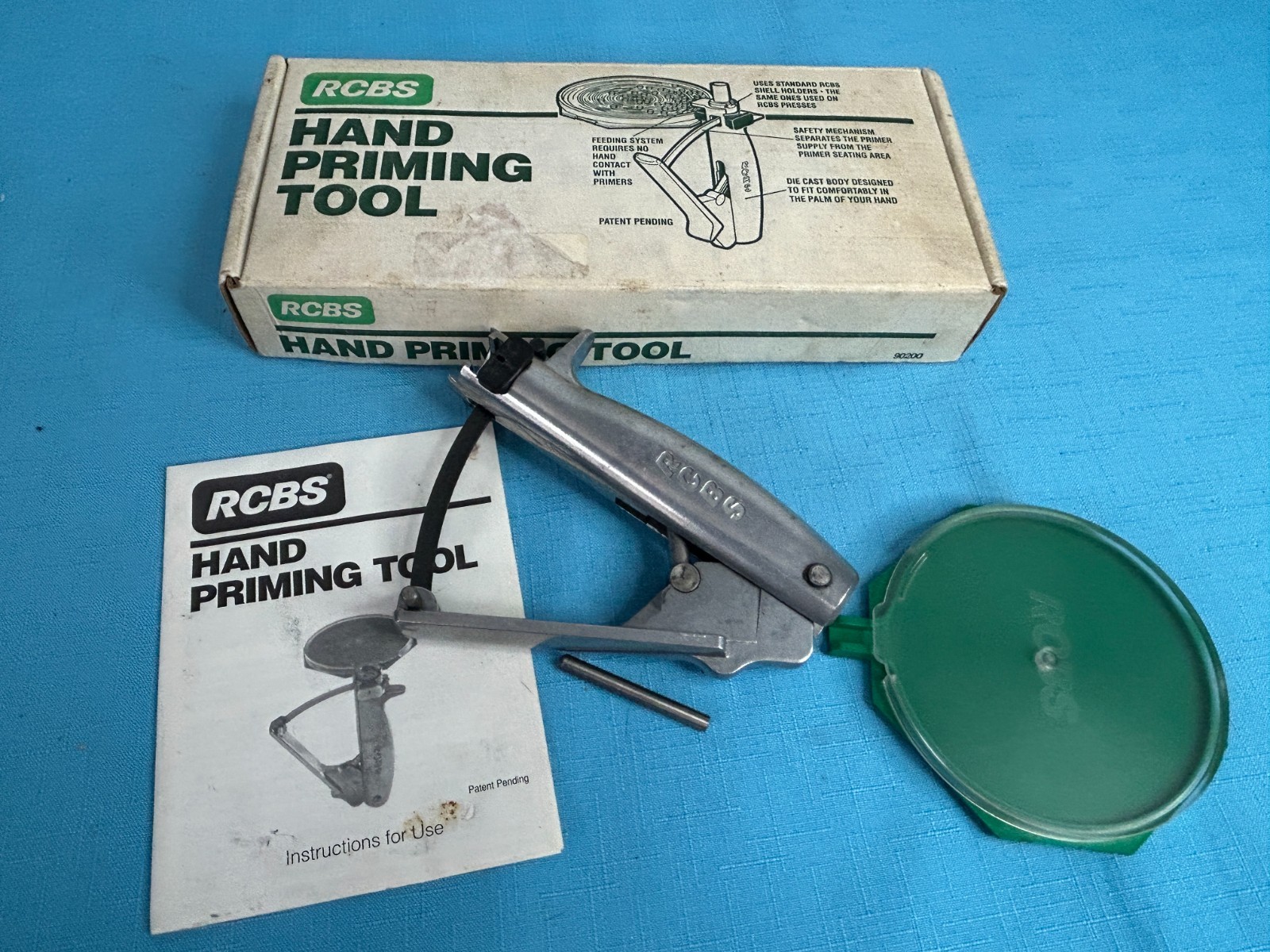 RCBS Hand Priming Tool 90200, Primer Holder & Box