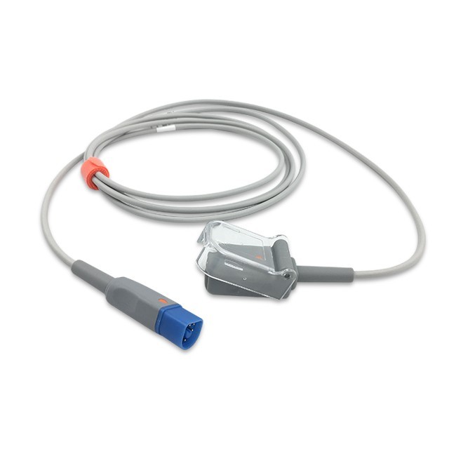 Compatible SpO2 Adapter Cable 2.4m for Nellcor Oxismart Sensors(1PC)