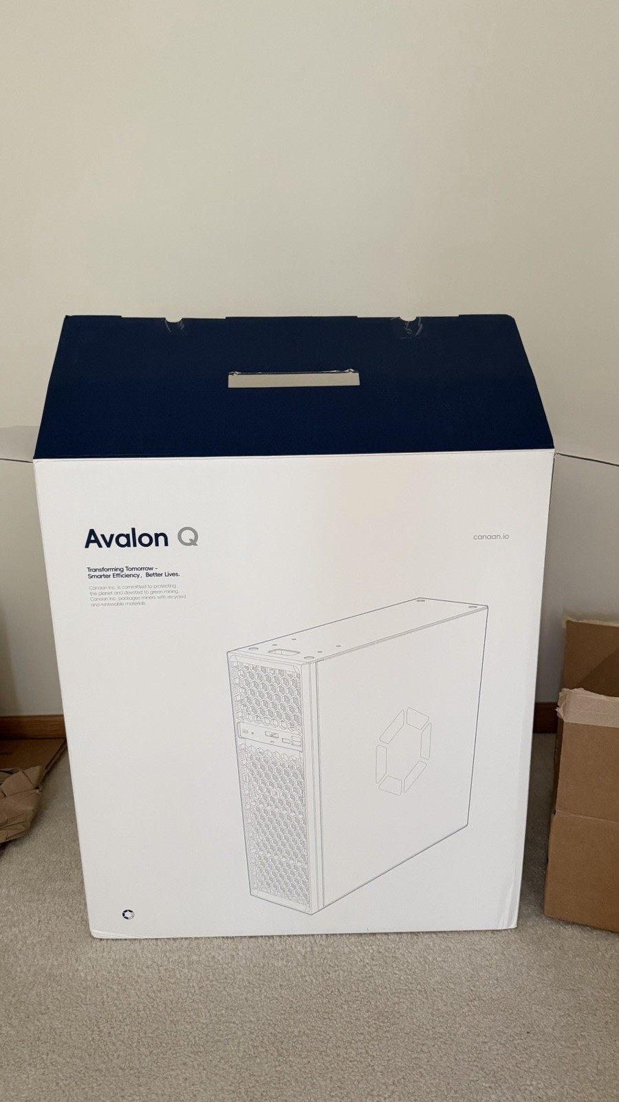 Canaan Avalon Q ASIC Bitcoin Miner SHA-256 90TH/S 1674W MPN Avalon Q