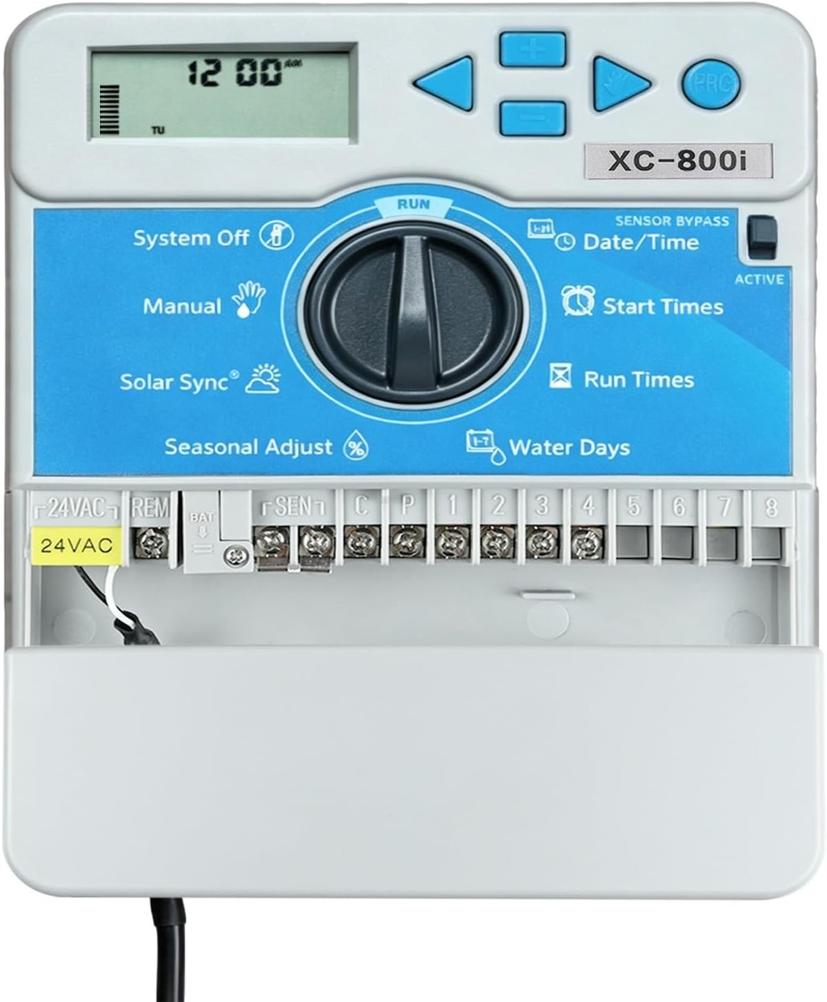 XC800i Indoor Sprinkler Timer for Hunter 8 Zone Irrigation Controller, No WiFi