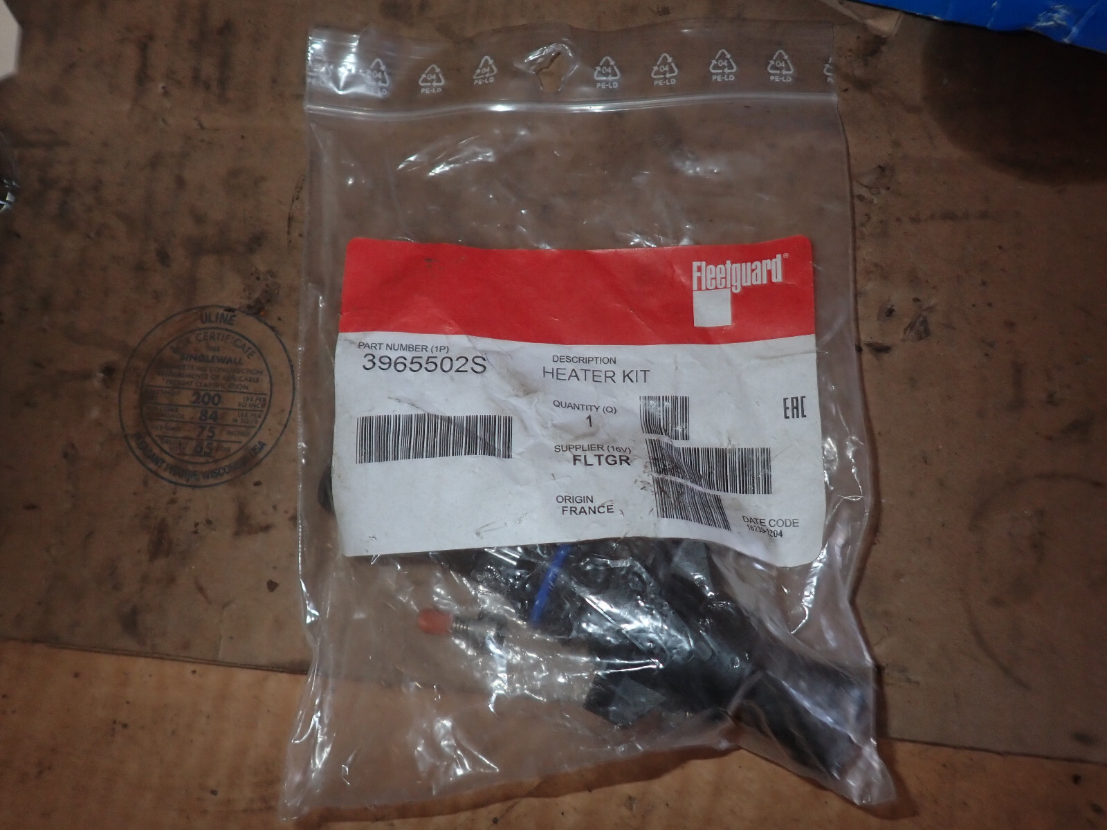 Fleetguard Heater Kit NEW! 39655025